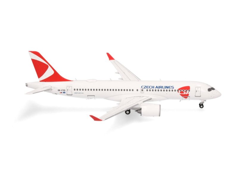 Airbus A220-300 CSA Czech Airlines OK-FYD;  1:200