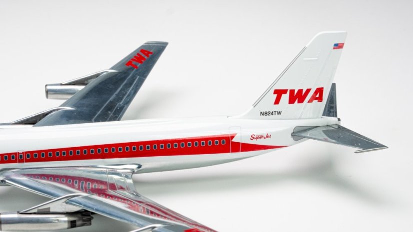 Convair CV-880 TWA Trans World Airlines N824TW;  1:200
