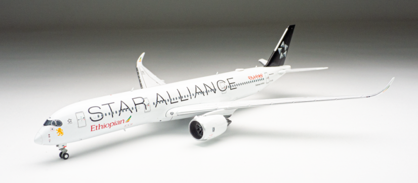 Airbus A350-900 Ethiopian Airlines ET-AYN "Star Alliance" livery;  1:400