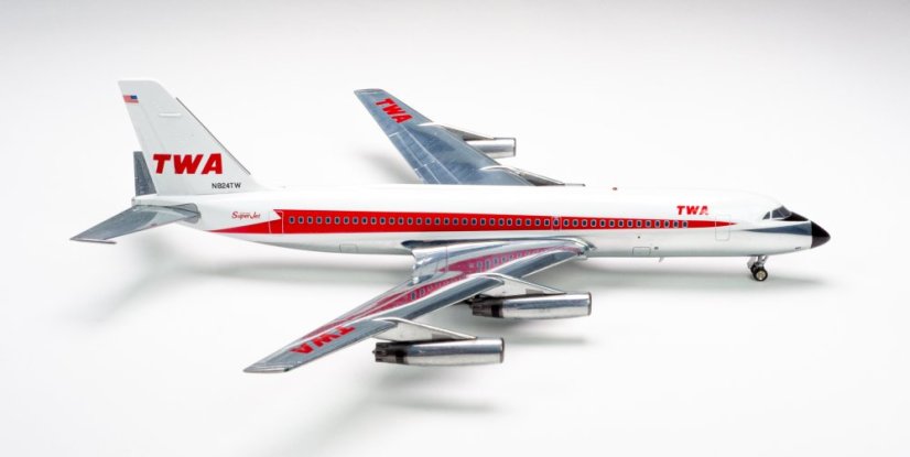 Convair CV-880 TWA Trans World Airlines N824TW;  1:200