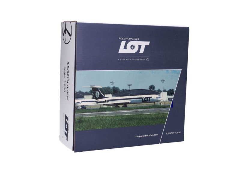 Ilyushin IL-62M LOT SP-LBD “Wladyslaw Sikorski”;  1:200