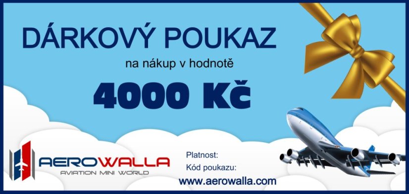 Dárkový poukaz 4000 Kč