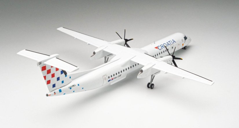 Bombardie Dash-8 Q400 Croatia Airlines “Zagorje” 9A-CQE;  1:200