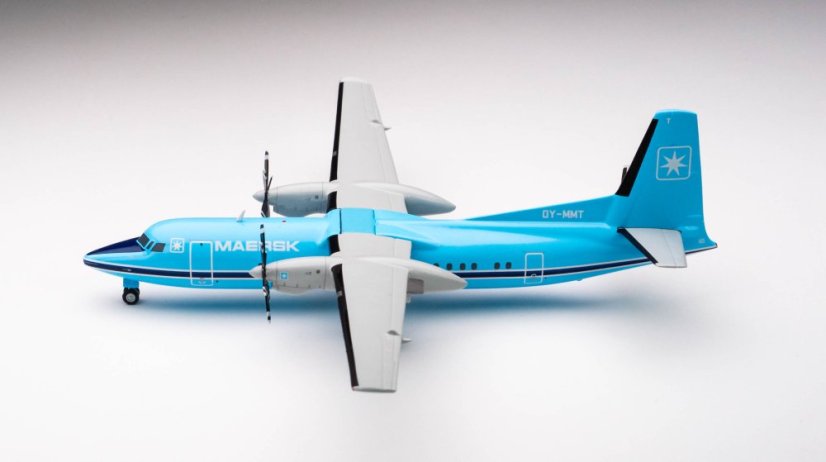 Fokker 50 Maersk Air OY-MMT;  1:200