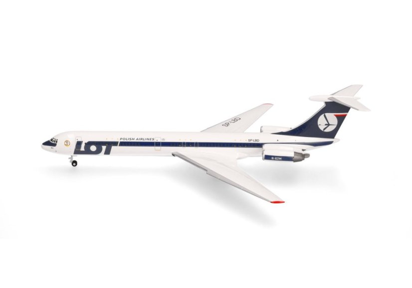 Ilyushin IL-62M LOT SP-LBD “Wladyslaw Sikorski”;  1:200