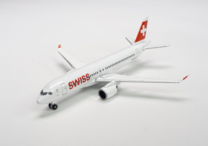 Airbus A220-300 Swiss HB-JCU "Davos";  1:500
