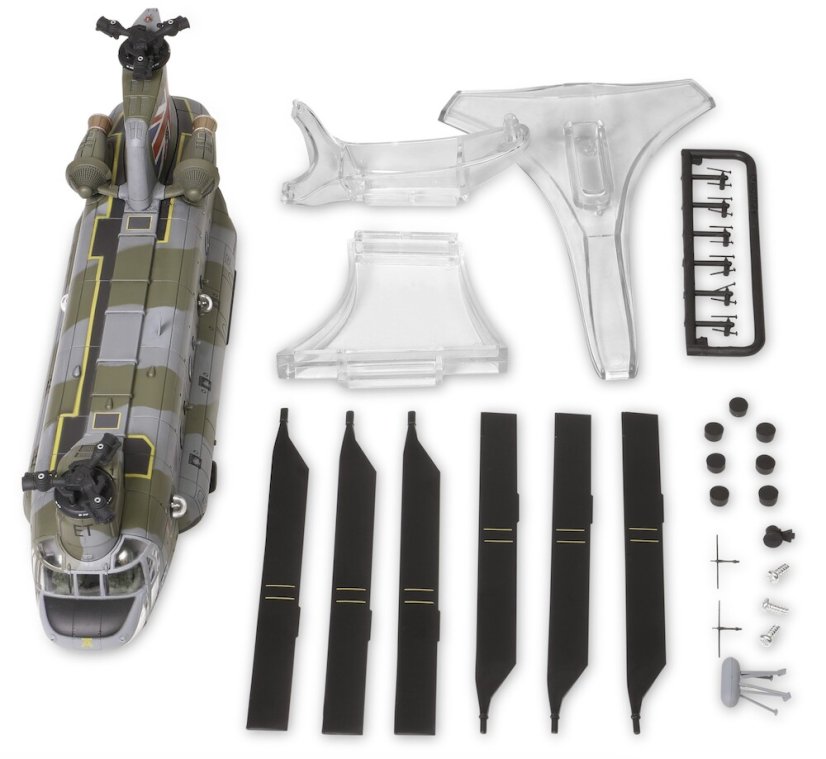 Boeing CH MK1 Chinook RAF Royal Air Force ZA711 No.7 Squadron, Task Force Libanon 1984;  1:72