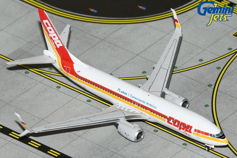 GJCMP2180 Boeing 737 800 Copa 75th Anniversary Retro HP 1841CMP
