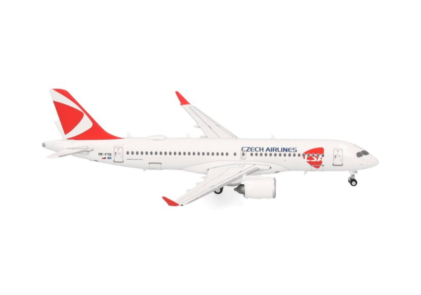 Airbus A220-300 ČSA Czech Airlines OK-FYD;  1:400