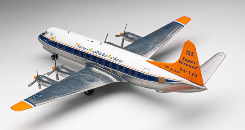 Vickers Viscount 800 TAA Trans Australian Airlines VH-TVQ;  1:200